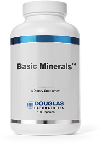 Douglas Laboratories® - Basic Minerals - Iron Free Mineral / Trace Element Formula to Support Overall Health* - 180 Capsules