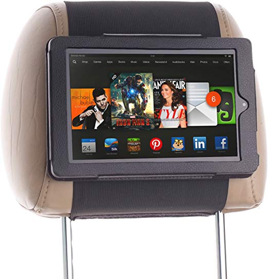 TFY Car Headrest Mount Holder for Kindle Fire HD 7, 2014 Edition