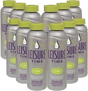 LEISURE TIME 45450-12 Jet Clean for Spas and Hot Tubs, 1-Pint, 12-Pack