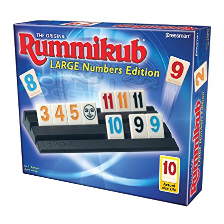 Rummikub Game Large Numbers Edition