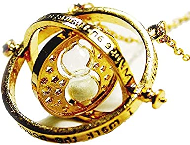 Potter Necklace jewelry Time Alloy Hermione's Necklace Jewelry With time Converter Hourglass for Women and Girls