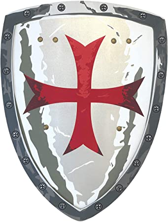 Liontouch 149LT Medieval Maltese Knight Foam Toy Shield For Kids | Part Of A Kid's Costume Line