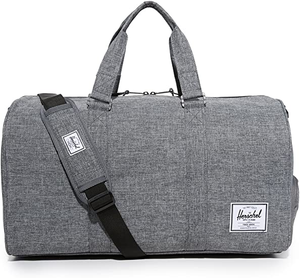 Herschel Supply Co. Novel Duffel Bag 1-Piece, Raven Crosshatch, One Size