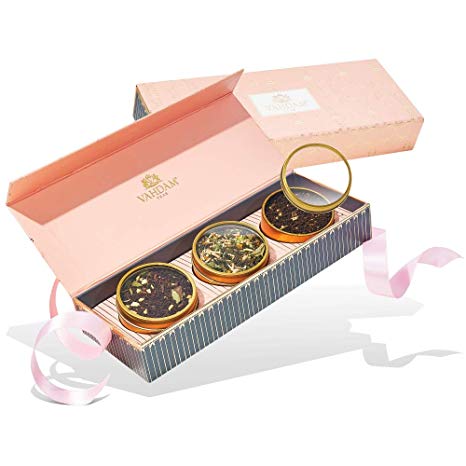 VAHDAM, Assorted Tea Gift Set - Blush, 3 Teas in Tea Sets | Oprah’S Favorite Tea -100% Natural Ingredients - Christmas Gifts for Mum | Christmas Gifts Set for Her | Mum Gifts | Tea Gifts Set