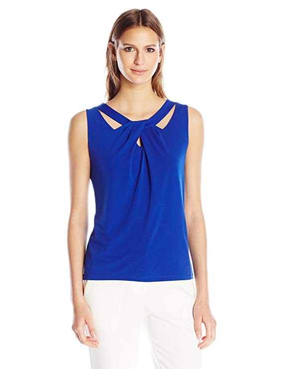 Nine West Women's Criss Cross Neck Cami