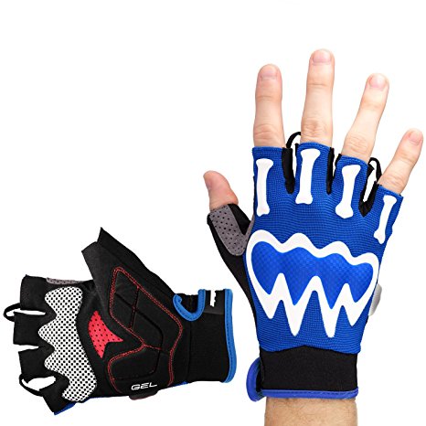 OutdoorMaster Bike Gloves - Half Finger/Full Finger Bicycle Gloves for Men & Women