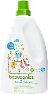 Babyganics Baby Laundry Detergent - Fragrance Free - 60 oz