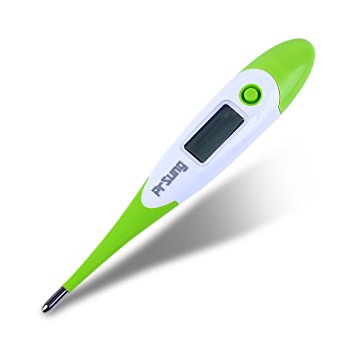 Prsung Baby or Adult Mouth, Rectum and Armpit use Flexible Tip Heating Alarm Thermometer