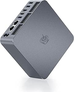 Beelink Mini PC EQR5 5825U AMD Ryzen 7 Processor(8C/16T, up to 4.5GHz), Micro Computer 16GB DDR4 500GB SSD Built-in PSU, Mini Computers Dual HDMI/4K 60Hz/WiFi6/BT5.2 Home/Office/HTPC W11 Pro