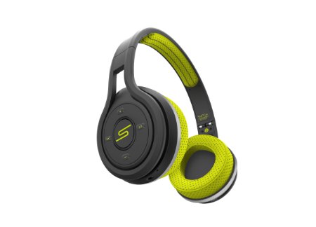 SMS Audio SMS-BTWS-SPRT-YLW SYNC By 50 On Ear Wireless Sport Headphones Yellow