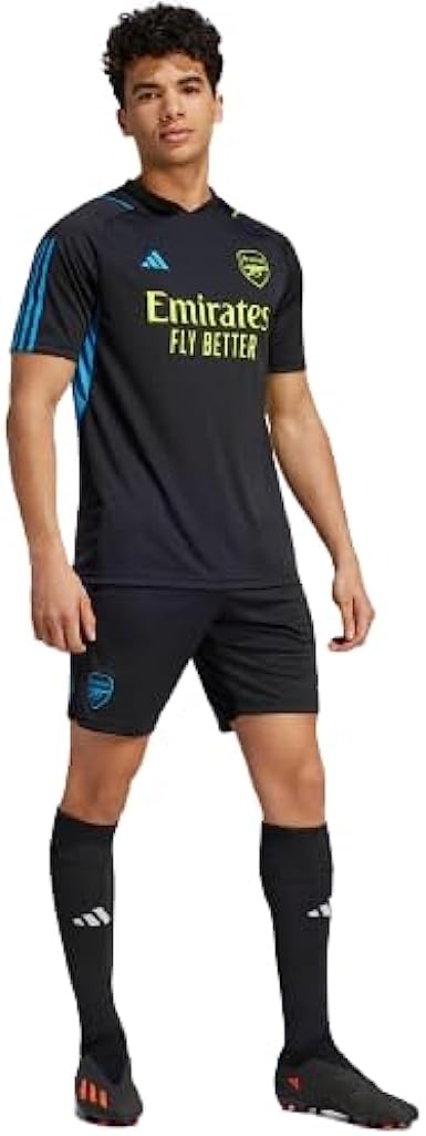 adidas Men's Soccer Arsenal 23/24 Training Jersey - Comfortable and Movement-Focused with Moisture-Wicking AEROREADY