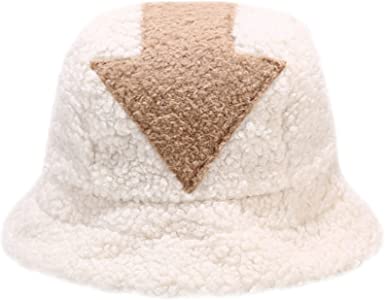 Malaxlx Winter Faux Fur Furry Bucket Hat Fluffy Fuzzy Warm Hat Plush Fisherman Hat for Women Teens Girls