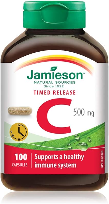 Jamieson Vitamin C 500 mg Timed Release Capsules