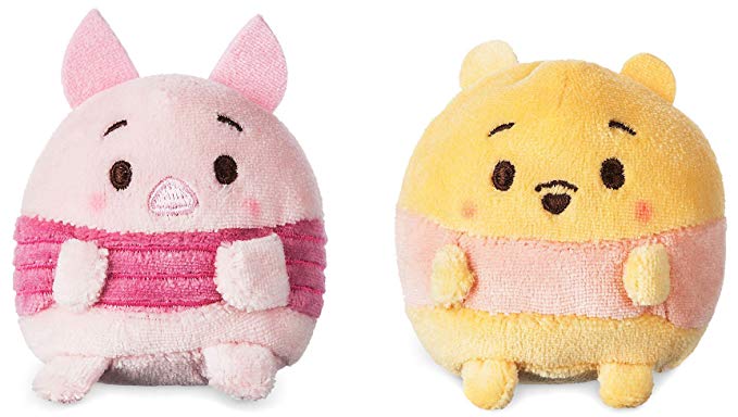 Disney Store Japan, Disney ufufy stuffed toy (mini) Pooh and Piglet, TSUM TSUM