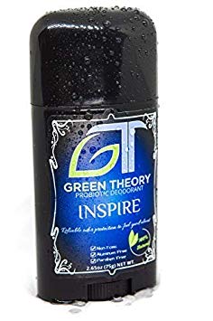 Inspire Natural Deodorant - By Green Theory | Probiotic, Healthy, Non-Toxic, Aluminum Free Deodorant | Fresh Pits and Peace of Mind. Women's Evening Wear Collection - 2.65oz solid