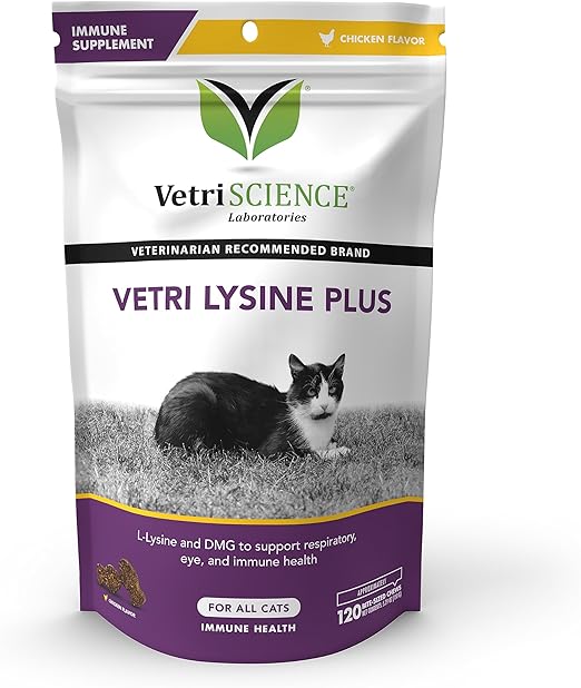 Vetri-Science Feline Vetrilysine and Soft Chews, 120-Count