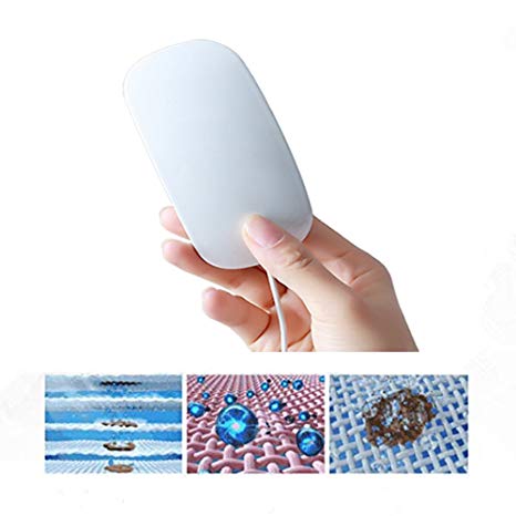 Portable Ultrasonic Washing Machine Multi-function Portable USB Mouse Ultrasound Laundry Cleaning Machine for Business Trip Clothes Fruit Jewelry Glasses Vegetables