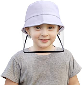 Kids Sun Hat Cotton Packable Fisherman Cap Summer Outdoor Bucket Sunhat for Boys Girls