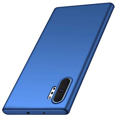 Samsung Galaxy Note 10 Plus Mobile Phone Case, Tianyd [Color Series] [Ultra-Thin] [Anti-Fall] Minimalist PC Material Ultra-Thin protecvtie Cover for Samsung Galaxy Note 10 Plus (Smooth Blue)