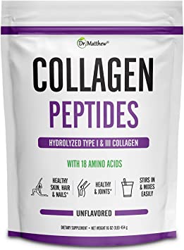 Best Collagen Powder for Women & Men. Collagen peptides Protein Powder. Pure Keto Hydrolyzed Collagen Supplements for Hair Growth, Skin, Nails, Joints & Weight Loss. Grass Fed, Unflavored. Type 1 & 3