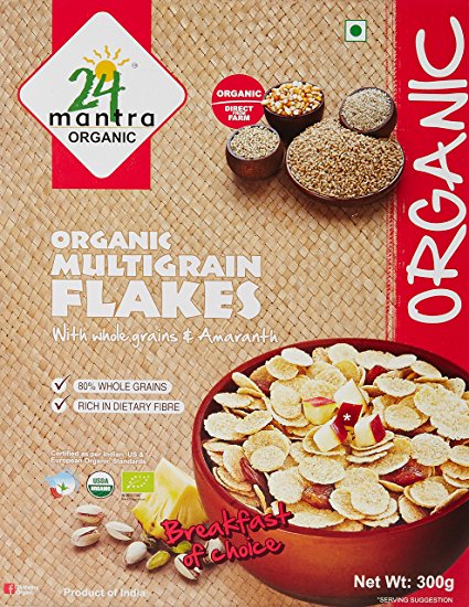 24 Mantra Organic Multi Grain Flakes, 300g