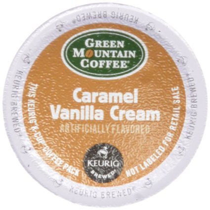 Green Mountain Coffee Caramel Vanilla Cream, K-Cup Portion Count for Keurig K-Cup Brewers, 24-Count