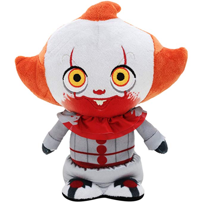 Funko Pennywise [Monster]: It x SuperCute Plushies Plush   1 Classic Horror & Sci-fi Movies Trading Card Bundle [29403]