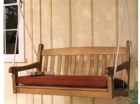 TeakStation Grade-A Teak Wood Outdoor Pation Porch Garden Swing Chair / Seat