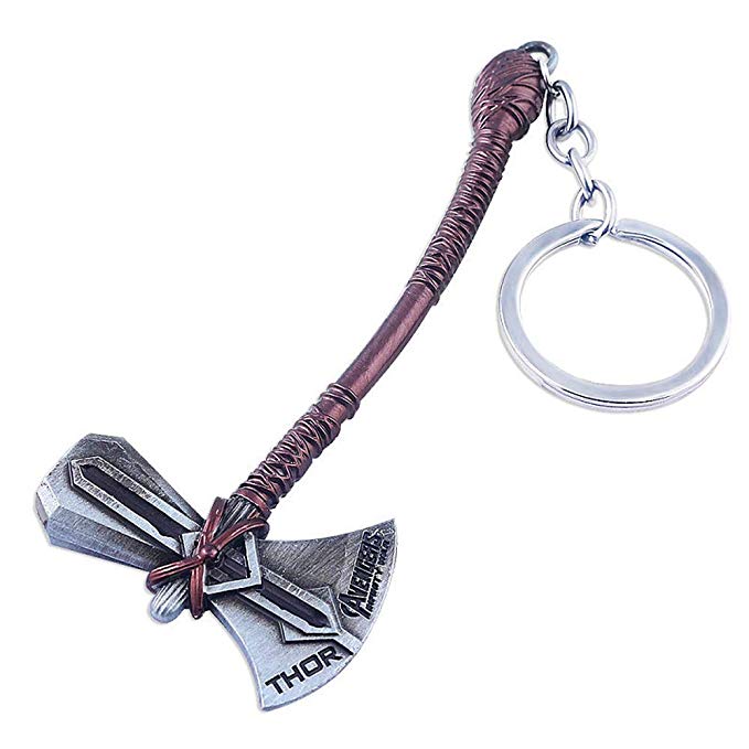 Marvel Avengers Nidavellir Mjolnir Key Chain Avengers Thor Hammer Keychain Hammer Key Ring