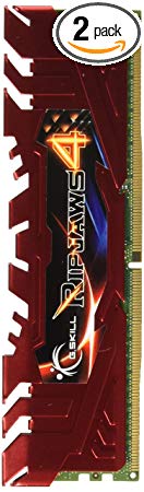 G.Skill Ripjaws 4 Series 16GB (2 x 8GB) 288-Pin DDR4 SDRAM 2400 (PC4 19200) Memory Kit F4-2400C15D-16GRR