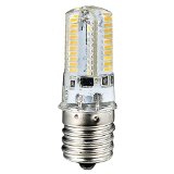 Mudder E17 4W Dimmable 3014SMD 80-LED Crystal Capsule Light Bulb AC 110V 1 Pack Warm White