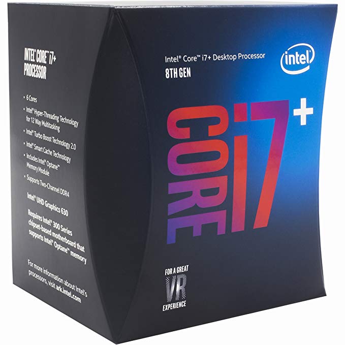 Intel CORE I7 8700 W/16GB M.2 OPTANE