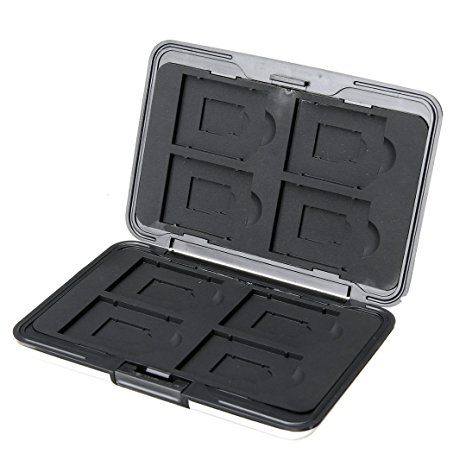 Memory Card Carrying Case Storage SD TF Holder Box for 8 Card
