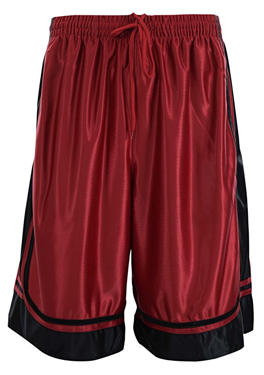 ChoiceApparel Mens Two Tone Training/Basketball Shorts with Pockets (S up to 4XL)