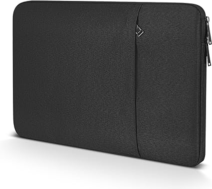 CaseBuy MacBook Air 15 inch Sleeve Water-Resistant Protective Case for 2023 MacBook Air 15 M2 Chip A2941 Laptop Carrying Case Cover Slim Traveling Accessories Bag -Black