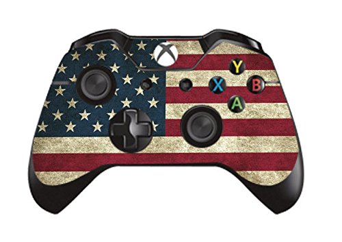 Xbox One Controller Skin Stickers Decals - Custom Xbox 1 Remote Controller Leather Texture Sticker - Modded X1 Accessories Decal - Battle Torn Stripes by GameXcel ® [ Controller Not Included ]