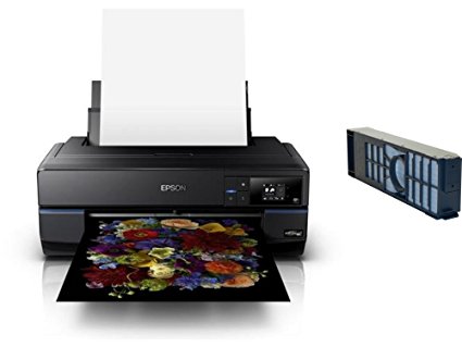 Epson SureColor P800 Standard Edition Inkjet Photographic Printer, 2880 x 1440 dpi, Wi-Fi, with Replacement T582000 Maintenance Cartridge