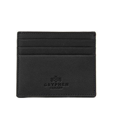 Hoxton Slim Leather Credit Card Holder Wallet by Gryphen