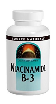 Source Naturals Niacinamide Vitamin B-3 100mg, 250 Tablets