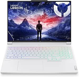 Lenovo Legion 7 Gaming Laptop, 2024, 16" 3200 x 2000 165Hz, Intel 24-Core i9-14900HX, NVIDIA GeForce RTX 4060, 16GB DDR5, 2TB SSD, Win11 Pro, RGB Backlit KB, Wi-Fi 6E, BT 5.3, 1080p Camera, White