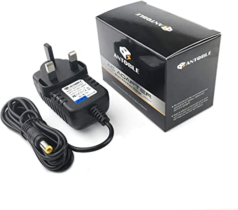 Guitar Effect Pedal Power Supply, Antoble 9V AC Mains Charger Adapter for Boss PSA-240 PSA-230 ACR-240