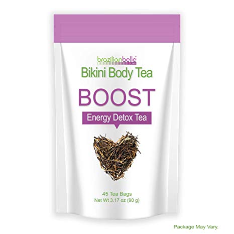 Bikini Body Energy & Detox Tea - Best Daytime Tea on Amazon - Boosts Metabolism, Cleanses, and Shrinks Love Handles
