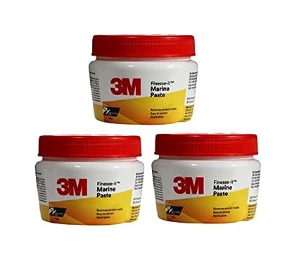 3M Finesse-It Marine Paste Compound-White 100g - Pack of 3