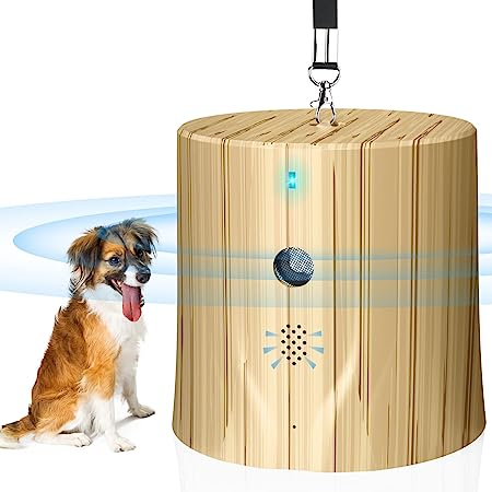 Ultrasonic Dog Bark Deterrent, Ultrasonic Anti Barking Device for Dogs Dog Barking Deterrent Anti Bark Control Device with Recording Play Sonic Dog Bark Control Indoor Outdoor Stop Dog Barking Device