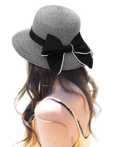 AbbyLexi Women Straw Sun Hat Packable Beach Hat