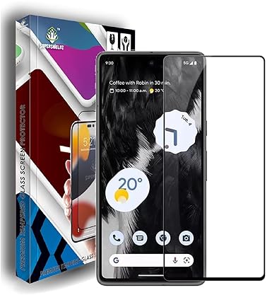 Supershieldz (2 Pack) Diamond Shield for Google Pixel 7 Screen Protector Guard [10X Military Grade Shatterproof] HD  Curved [Case Friendly] Clear Full Glue Tempered Glass for Google Pixel 7