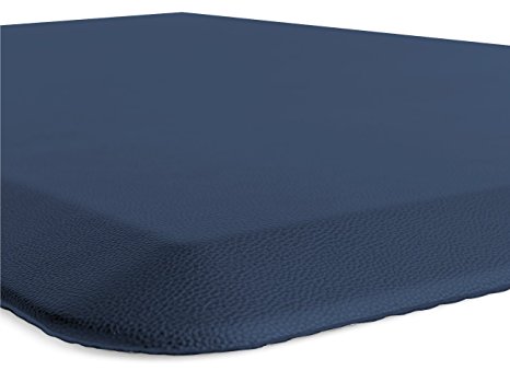 The Original 3/4" GORILLA GRIP Anti-Fatigue Comfort Mat, Ergonomically Engineered, Highest Quality Material, Non-Toxic, Waterproof, 32x20 inches (Navy)