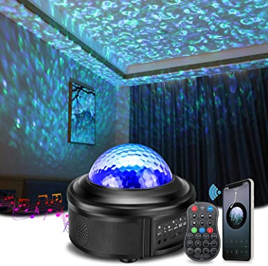 Star Projector, Night Light Projector Galaxy Projector with Bluetooth Music Speaker&Remote Universe Night Light Projection Lamp Star Night Lights for Kids Projector lamp for Bedroom Party Home