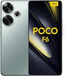 Xiaomi Poco F6 - Smartphone de 12 512GB, Snapdragon 8s Gen 3, Pantalla AMOLED de 120 Hz, Carga Turbo de 90W, cámara Dual de 50MP con OIS, Verde (Versión ES)