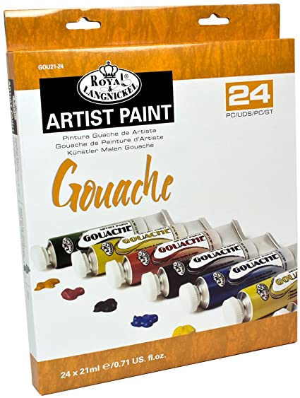 Royal & Langnickel 21ml Gouache Painting Colour (Pack of 24)